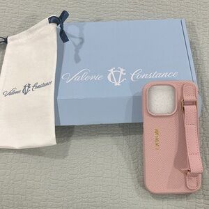 Pink iPhone 14 Pro Case with Strap